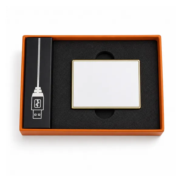 قداحة مربع مع وصلة USB 2