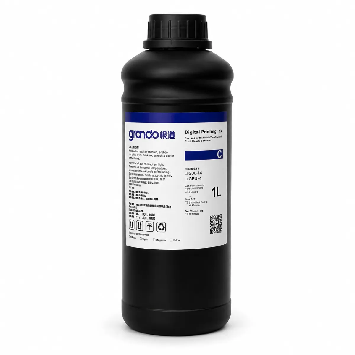 حبر غراندو UV - ازرق