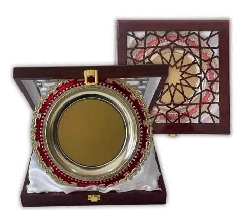 درع صحن دائري احمر 20*20