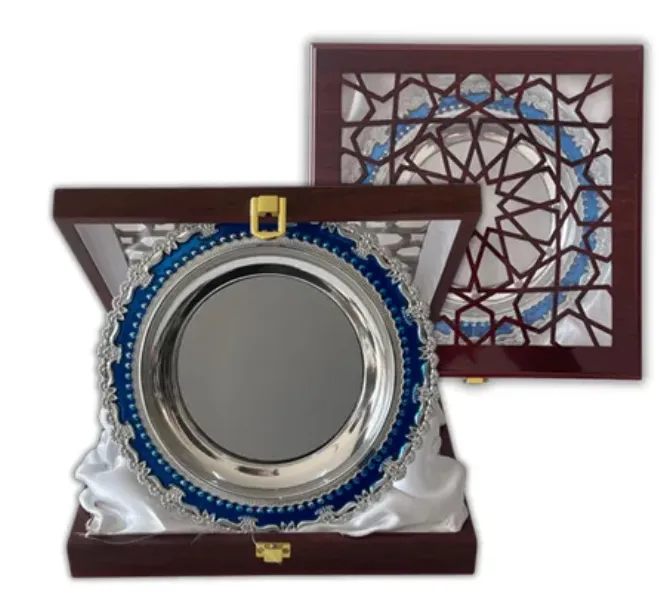 درع صحن دائري ازرق 20*20 2