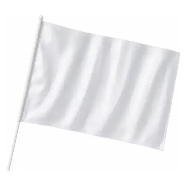 ﻋﻠﻢ ابيض ستان كبير 50*100